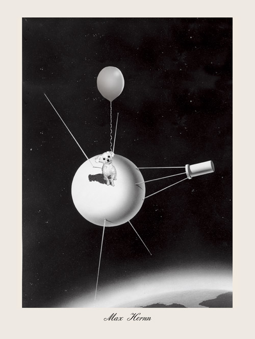 Satellite Dog 40x30 cm Print by Max Hernn - Click Image to Close